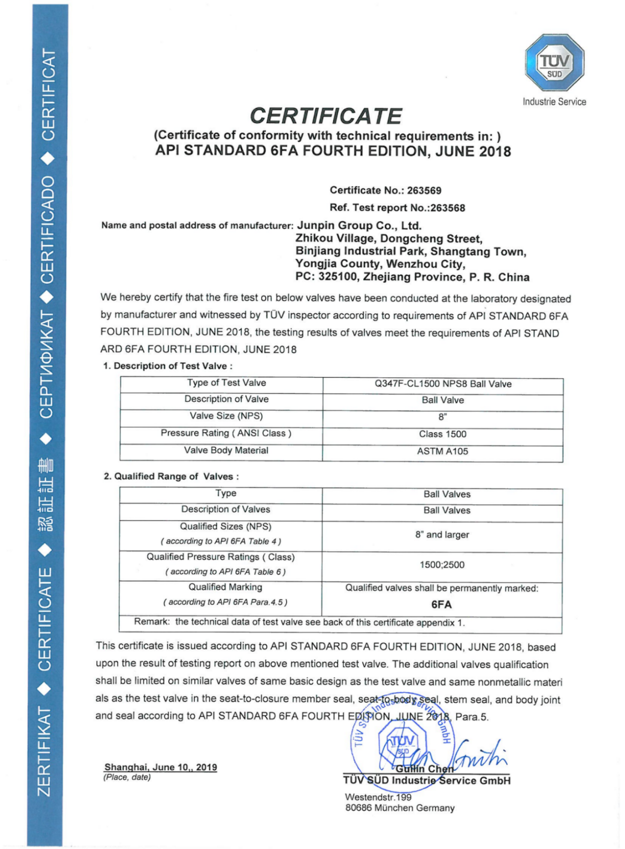 Fire Satey 607 Ball Valve